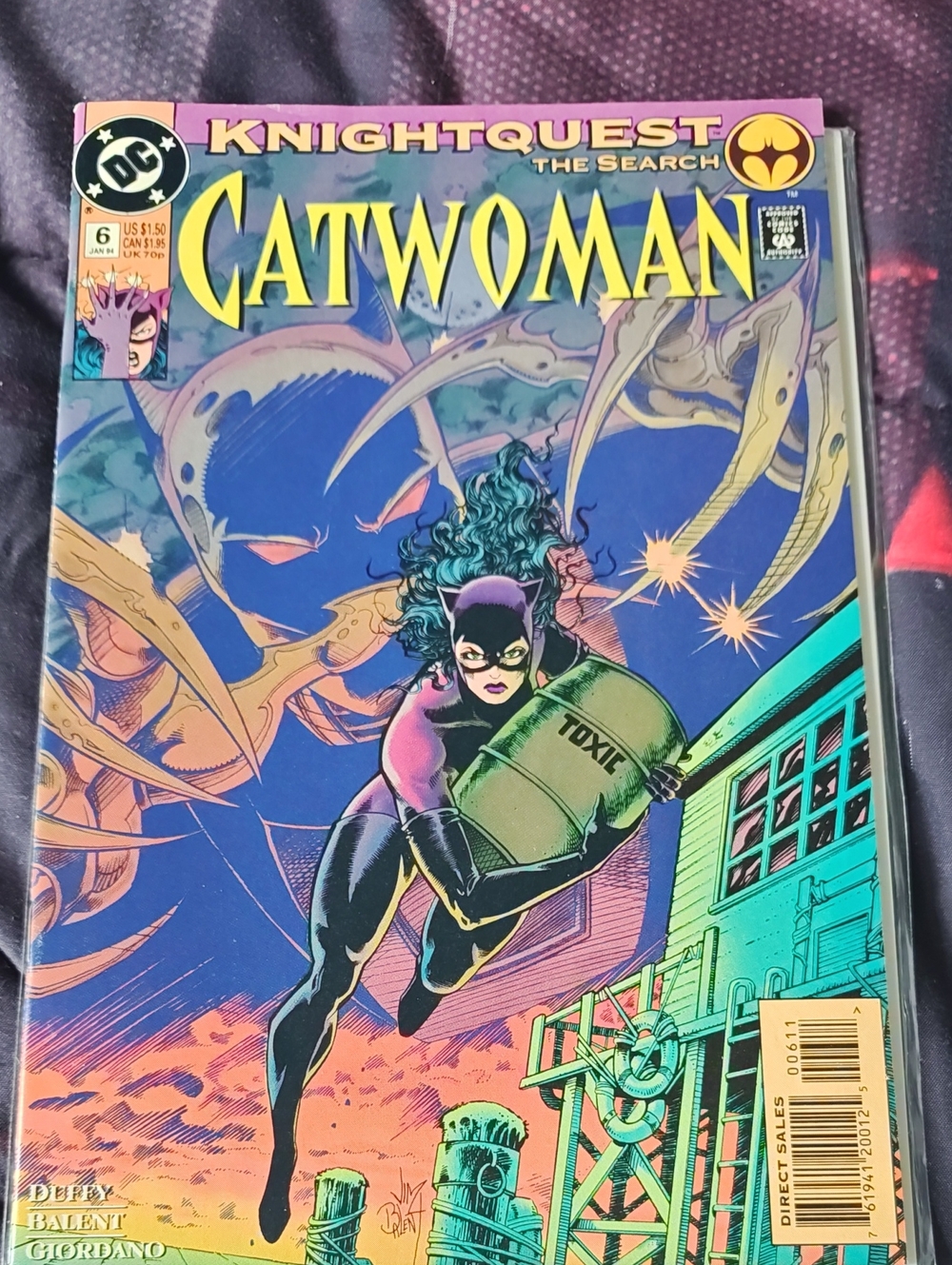 Catwoman #6 (1994) DC Comics Knightquest The Search Jim Balent Cover